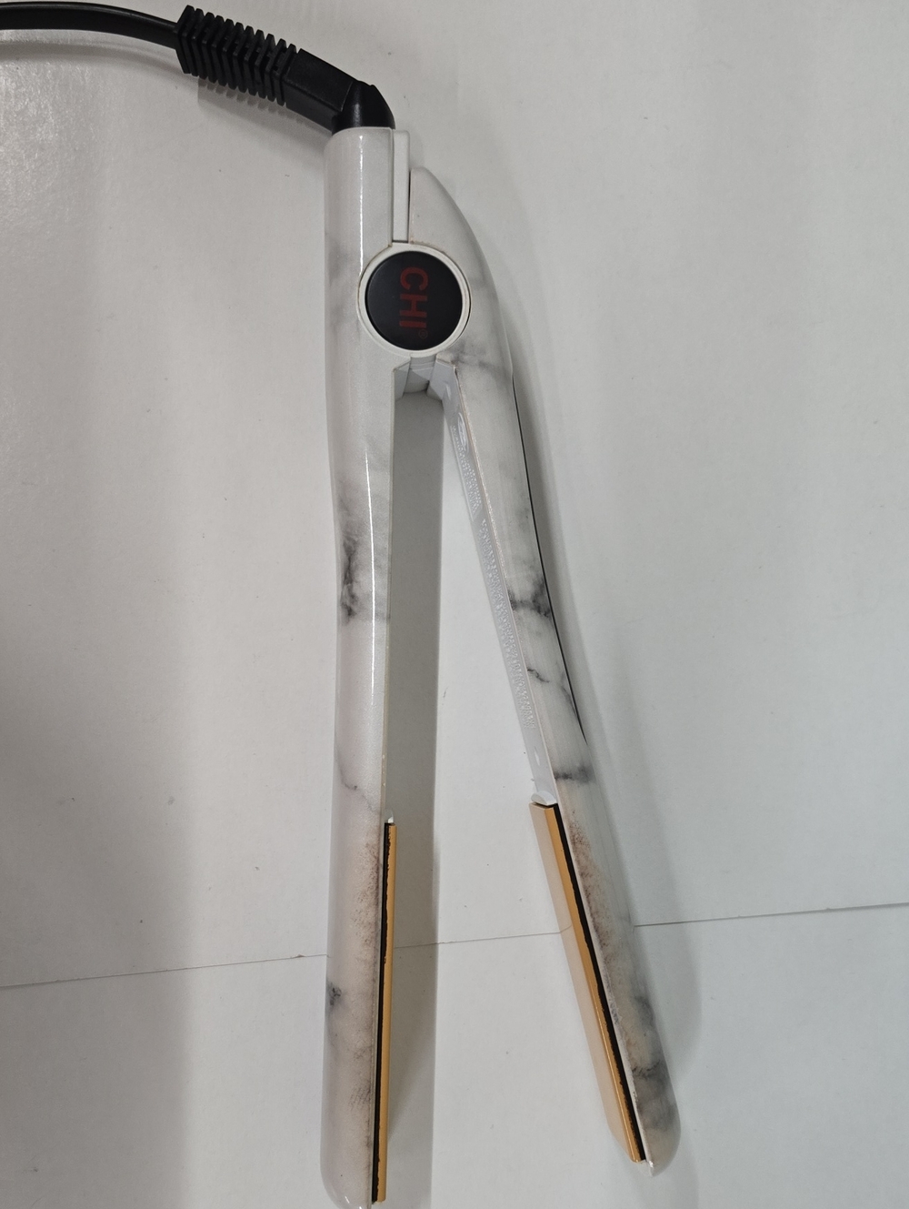 CHI White Marble Ceramic Flat Iron Hair Straightener